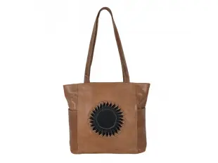 Кожена дамска чанта - Ivon