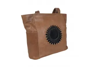 Кожена дамска чанта - Ivon