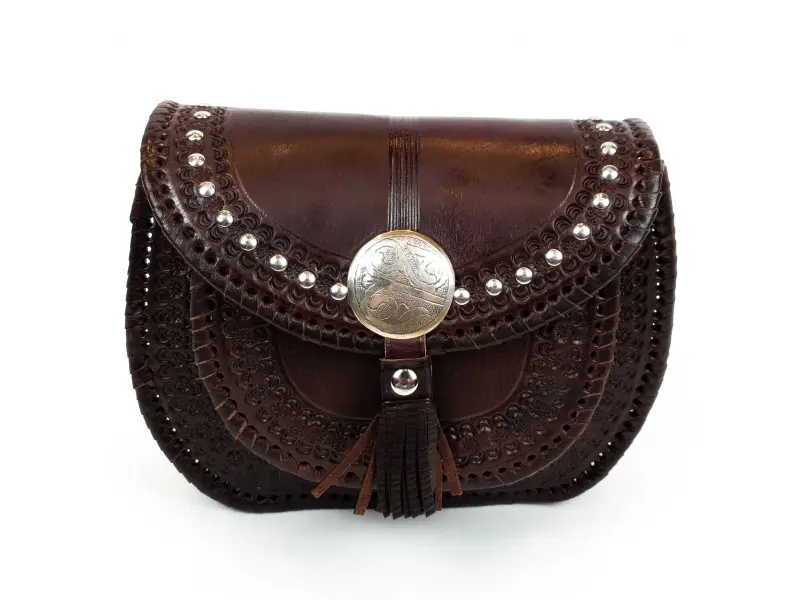 Тъмно кафява чанта - Поли Тъмно кафява чанта - Поли