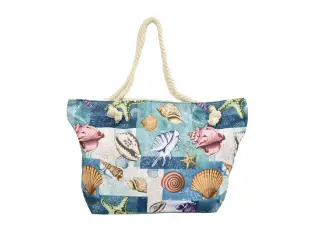 Плажна чанта с морски мотиви Плажна чанта с морски мотиви