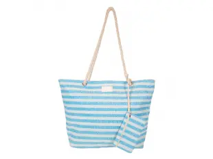 Синя плажна чанта - Evena Синя плажна чанта - Evena