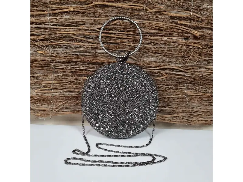 Бронзова кръгла чанта - Steisi Бронзова кръгла чанта - Steisi