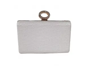 Бяла официална чанта - Nisaq Бяла официална чанта - Nisaq