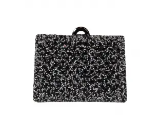 Черна блестяща чанта - Emma