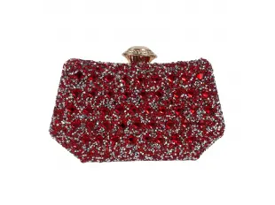 Червена официална чанта - Lilis