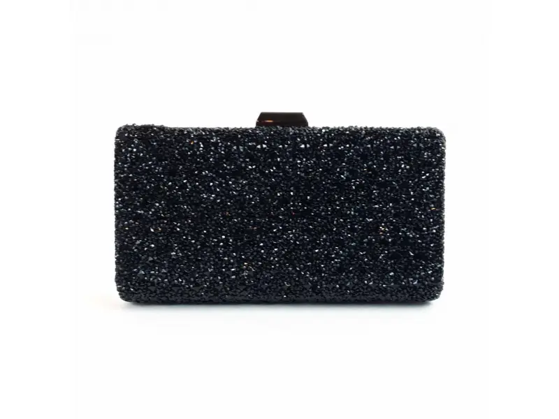 Голяма черна вечерна чанта Голяма черна вечерна чанта