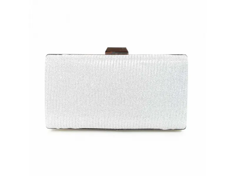 Голяма сребърна вечерна чанта Голяма сребърна вечерна чанта