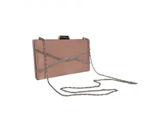 Розова официална чанта - Meia