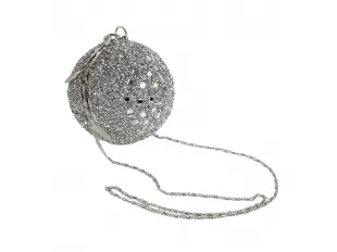 Сферична сребърна чанта - Vailes