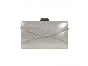 Сребърна официална чанта - Meia Сребърна официална чанта - Meia