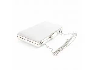 Сребърна вечерна чанта - May