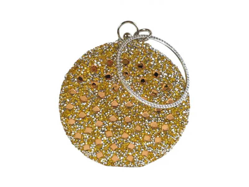 Златна кръгла чанта - Alila Златна кръгла чанта - Alila