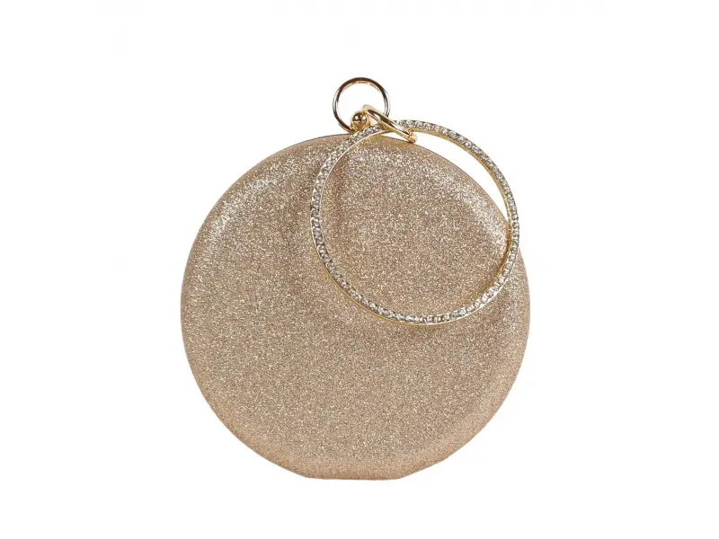 Златна кръгла чанта - Limai Златна кръгла чанта - Limai