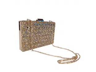 Златна официална чанта - Noemi