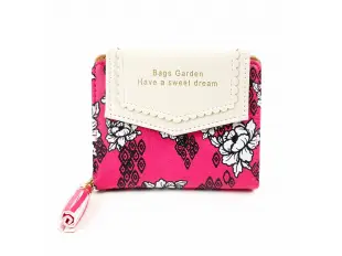 Цикламено малко портмоне - Garden Цикламено малко портмоне - Garden