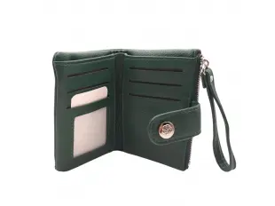 Маслено зелено дамско портмоне - Bria