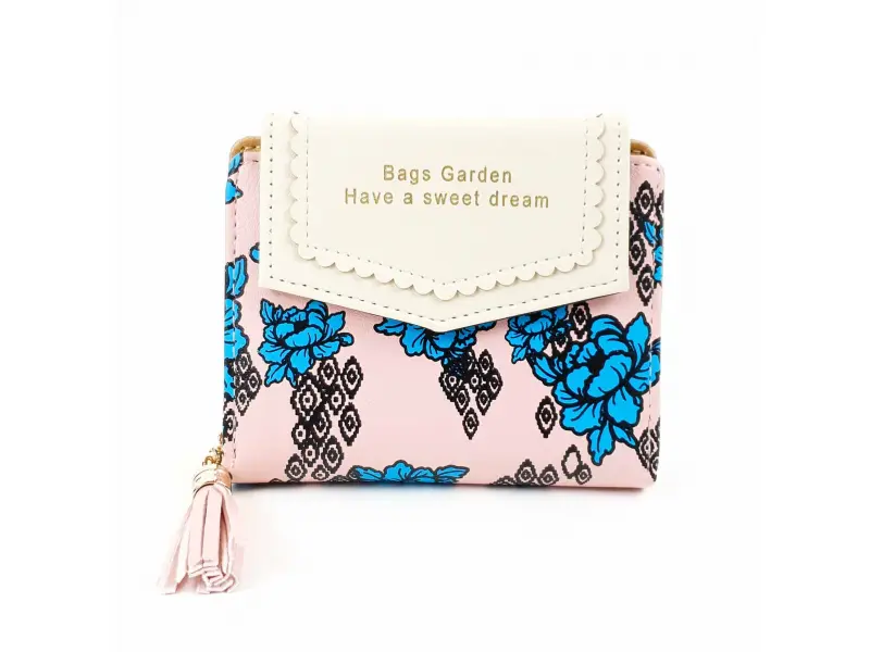 Розово малко портмоне - Garden Розово малко портмоне - Garden