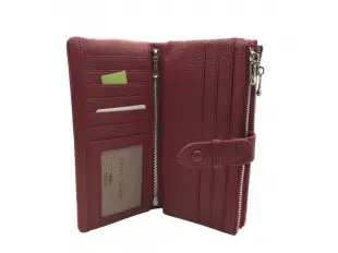 Бордово дамско портмоне - Amiren