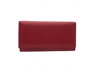 Червено дамско портмоне - Delian