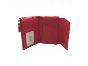 Червено дамско портмоне - Lilai