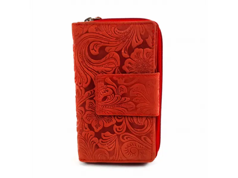 Червено дамско портмоне - Мона Червено дамско портмоне - Мона