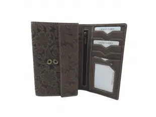 Кафяво дамско портмоне - Monia