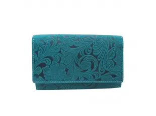 Кожено дамско портмоне - Monia