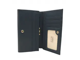 Тъмно синьо дамско портмоне - Nikolis