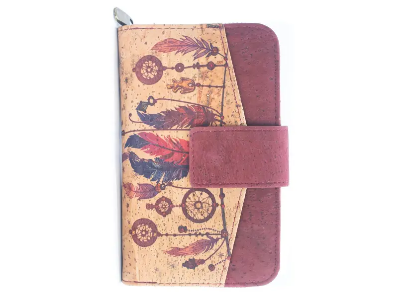 Червено корково портмоне - Ind Червено корково портмоне - Ind