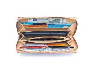 Портмоне от корк - Триъгълници