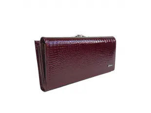Бордово лачено портмоне - Harima