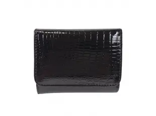 Черно лачено портмоне - Malia