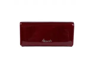 Червено лачено портмоне - Alesa