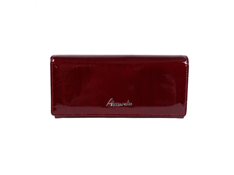 Червено лачено портмоне - Alesa Червено лачено портмоне - Alesa