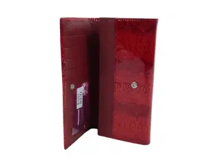 Червено лачено портмоне - Linda