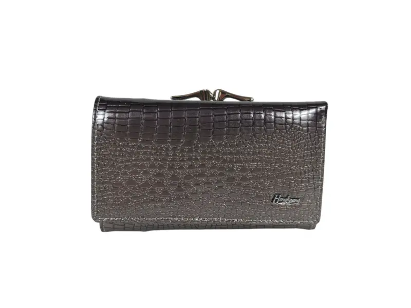 Сребристо средно дамско портмоне Сребристо средно дамско портмоне