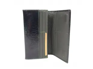 Зелено лачено портмоне - Forina