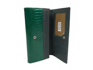 Зелено лачено портмоне - Tedia