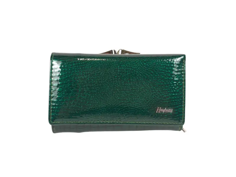 Зелено средно лачено портмоне Зелено средно лачено портмоне