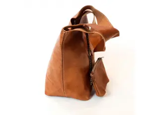 Светло кафява мароканска торба