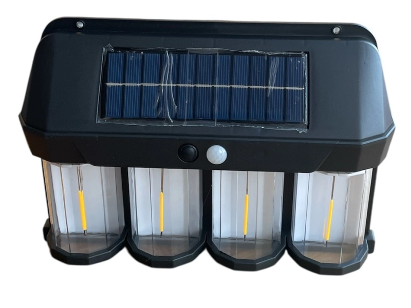 Външна Соларна LED Лампа XF-8898 със сензор за движение - прожектор за врата с 4 диода - Leadleds 1422-3