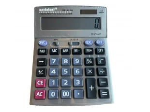 Метален калкулатор EASTALENT DF-833H, голям екран с 12 знака