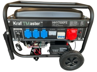 Трифазен четиритактов генрратор за ток KrafTMaster 6.8kW с дистанционно управление  - Агрегат - подобен продукт
