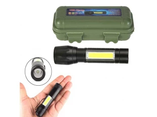 Акумулаторен мини водоустойчив LED фенер с USB зареждане Акумулаторен мини водоустойчив LED фенер с USB зареждане
