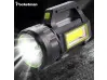 LED соларен акумулаторен фенер HEL-T95