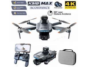 Професионален сгъваем дрон с камера 4K K918 MAX със сензор за препятствия