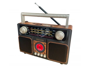 Портативно соларно радио MEIER MD-1306BT-S - Bluetooth, FM радио, МP3 плеър, USB и SD card