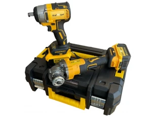 Комплект акумулаторен ъглошлайф и гайковерт 36V 8Ah KraftRoyal