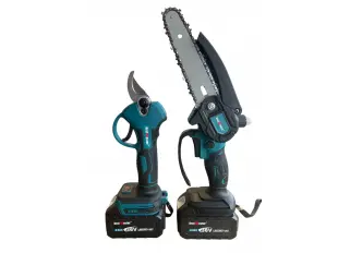 Комплект Акумулаторна Безчеткова KraftMaster Ножица и Резачка за клони 36V 8AH 	 - подобен продукт