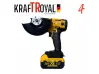 5в1 универсален комплект KraftRoyal с 5 приставки: винтоверт, гайковерт-импакт, перфоратор,водоструйка и ъглошлайф